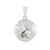 Ciondolo in argento con Diamante Champagne I2 (de Melo Essence)