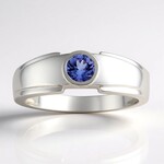 Anello in argento con Tanzanite (Pallanova)
