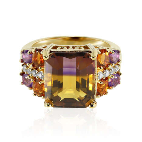 Anillo en plata con Ametrino