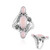 Anello in argento con Opale Rosa (Desert Chic)