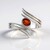 Anello in argento con Cianite Arancione