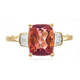 Bague en or et Fluorite rouge (CIRARI)