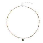 Collar en plata con Ammolita