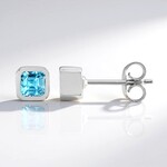 Orecchini in argento con Zircone Ratanakiri