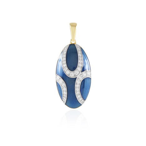 Zircon Silver Pendant (Adela Silber)