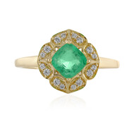 Anillo en oro con Esmeralda de Etiopía