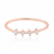 Anillo en oro con Diamante SI1 (G) (Annette)