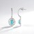 Orecchini in argento con Turchese Sleeping Beauty