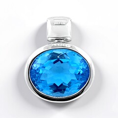 Ciondolo in argento con Topazio Marambaia (de Melo Essence)