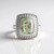 Anello in argento con Ametista Verde (Dallas Prince Designs)