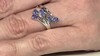 Zilveren ring met tanzanieten