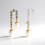 Orecchini in argento con Tanzanite (Gems en Vogue)