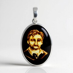 Ciondolo in argento con Ambra Baltica