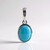 Pendentif en argent et Turquoise Sleeping Beauty