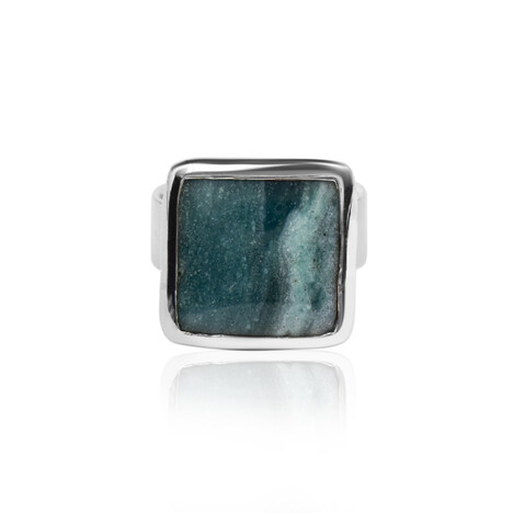 Ozelot-Jaspis-Silberring