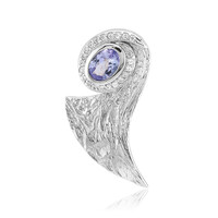 Pendentif en argent et Tanzanite