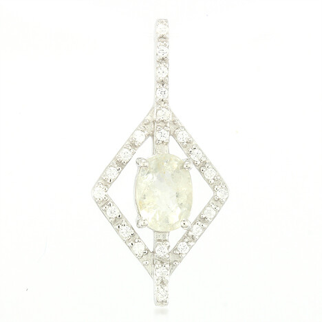 Colgante en plata con Turmalina cuprífera