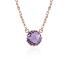 Collana in argento con Ametista Rose de France (Adela Silber)