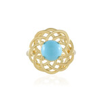 Anillo en plata con Turquesa bella durmiente