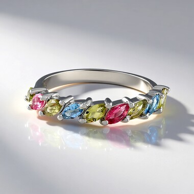 Bague en argent et Tourmaline