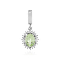 Ciondolo in argento con Granato Menta Merelani