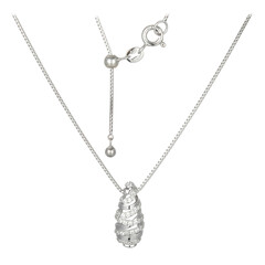 Collar en plata con Zircón (Adela Silber)