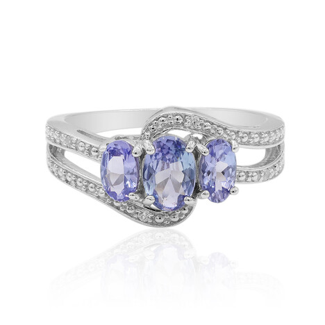 Anello in argento con Tanzanite