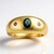 Anello in argento con Zaffiro Petrolio