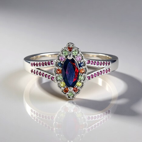 Anello in argento con Opale Mezezo
