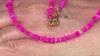 Zilveren halsketting met Roze Ethopische Opalen