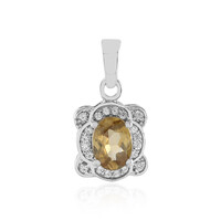 Ciondolo in argento con Zircone Mandarino