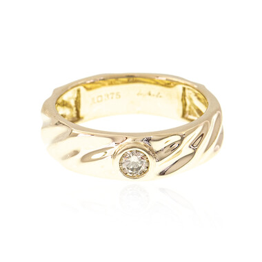 Champagner-Diamant-Goldring (de Melo)