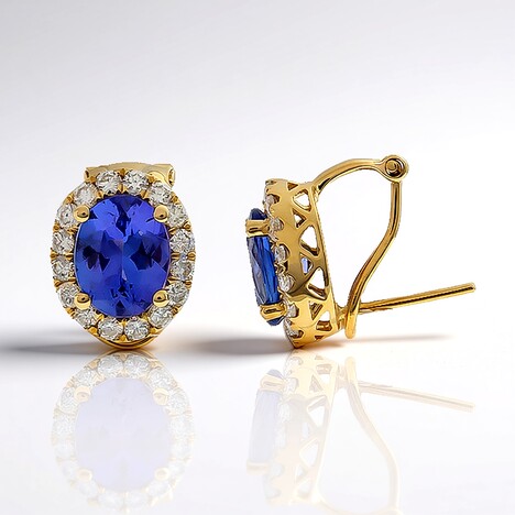 Orecchini in oro con Tanzanite AAA (CIRARI)