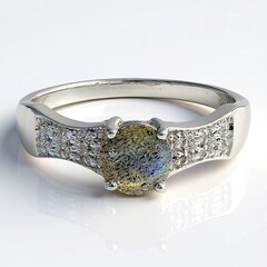 Anello in argento con Spectrolite
