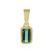 Benedito Green Tourmaline Silver Pendant (Adela Silber)