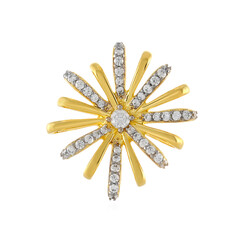 Zirkon-Silberanhänger