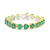 Pit D8 Emerald Silver Bracelet (Gems en Vogue)