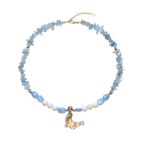 Collier en argent et Nacre