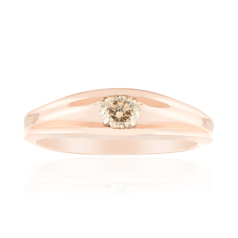 9K VS1 Argyle Rose De France Diamond Gold Ring (Annette)