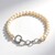 Bracciale in argento con Perla d'Acqua Dolce Bianca