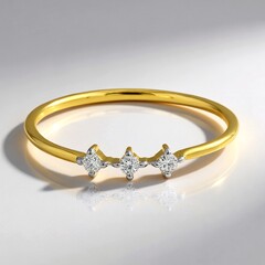 Anello in oro con Diamante SI1 (G)