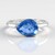Anello in argento con Fluorite Cangiante