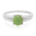 Kaiserlicher Chrysopras-Silberring