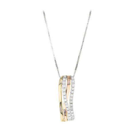 10K SI1 (H) Diamond Gold Necklace