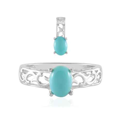 Sleeping Beauty-Türkis-Silberset (Faszination Türkis)