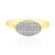 9K SI2 (G) Diamond Gold Ring (Annette)