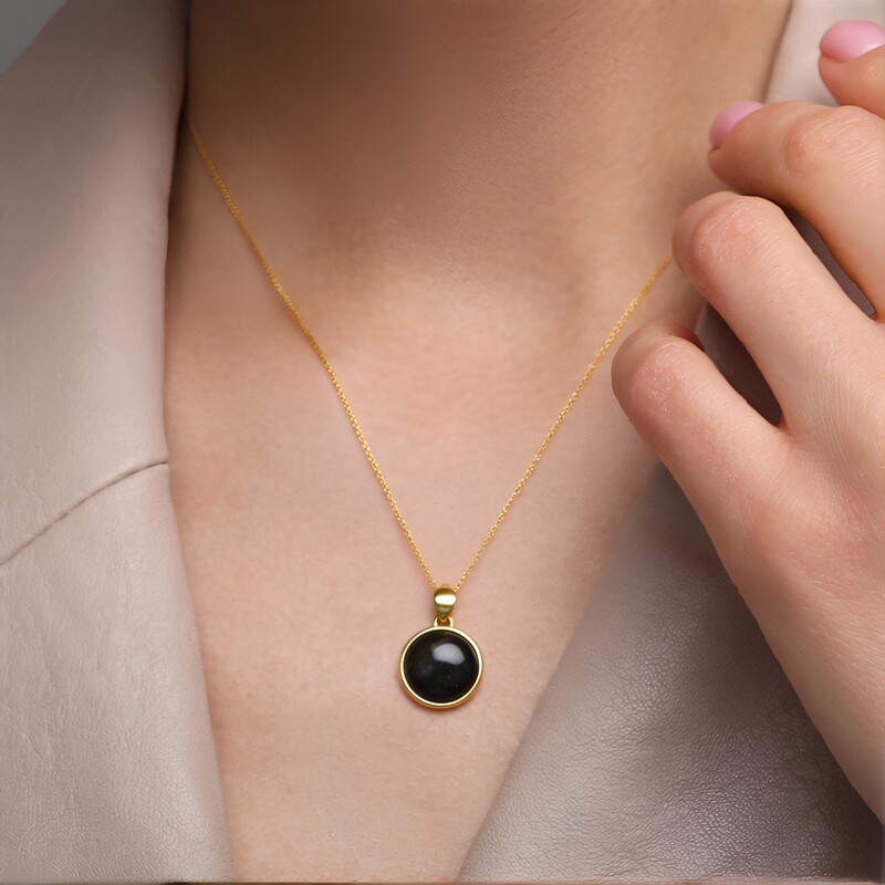 Honduras-Opal-Silberanhänger