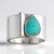 Anello in argento con Turchese