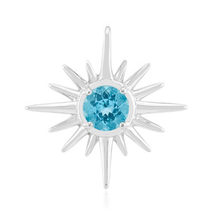 Ciondolo in argento con Apatite Blu (de Melo Essence)