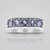 Anello in argento con Tanzanite (non riscaldata)